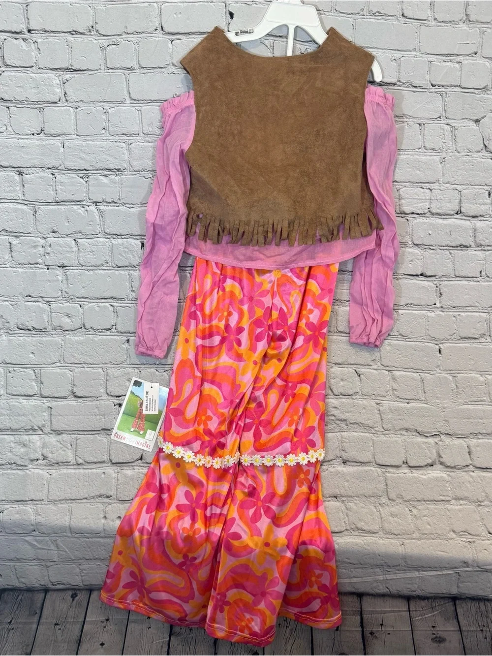 Dream Play Imagine Girls’ Hippie Halloween Costume